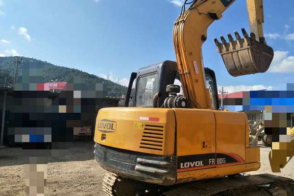 云南出售转让二手3000小时2014年福田雷沃FR80G挖掘机