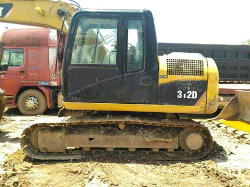 云南出售转让二手11087小时2010年卡特彼勒312D挖掘机