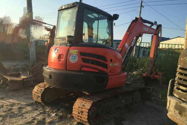黑龙江出售转让二手3000小时2014年久保田KX165挖掘机