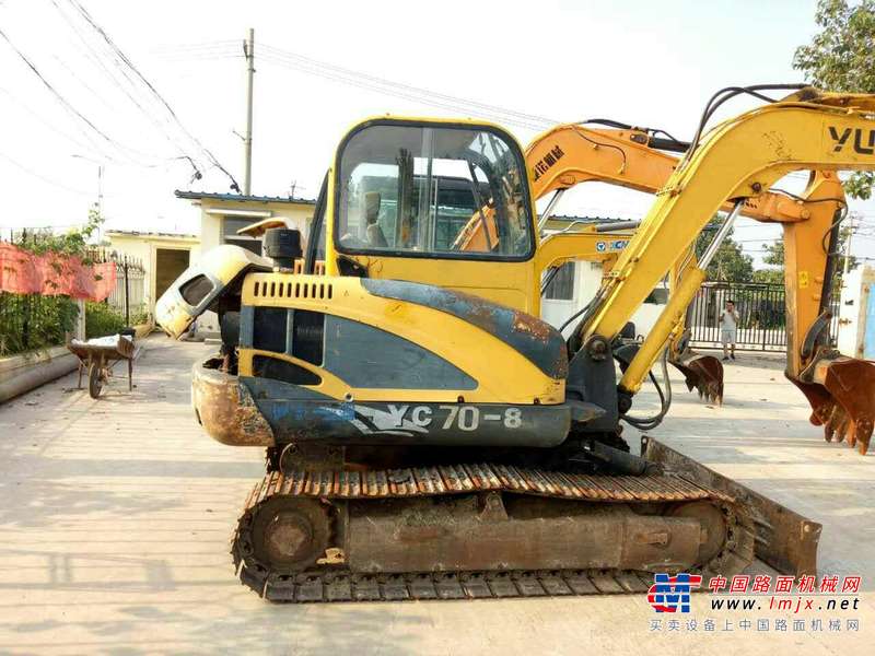 山东出售转让二手7600小时2010年玉柴YC60挖掘机