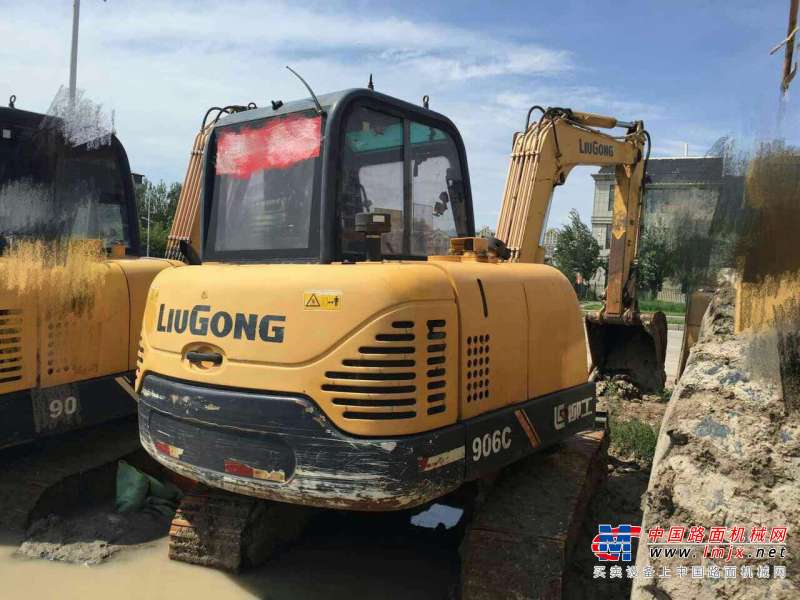黑龙江出售转让二手5000小时2012年柳工CLG906C挖掘机