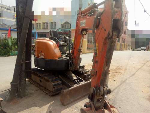 辽宁出售转让二手10000小时2005年日立ZX35U挖掘机
