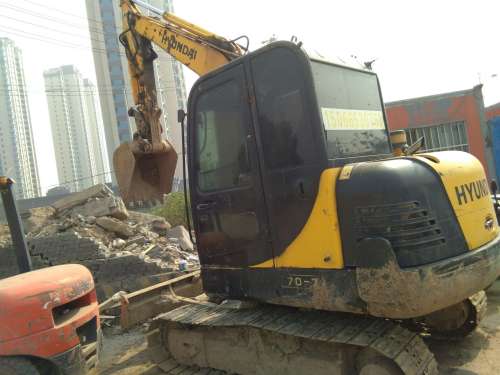 山西出售转让二手2500小时2011年现代R55挖掘机