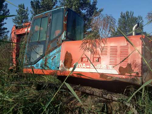 辽宁出售转让二手3000小时2007年恒特重工HT120A挖掘机