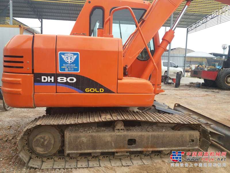 陕西出售转让二手4400小时2013年斗山DH80GOLD挖掘机