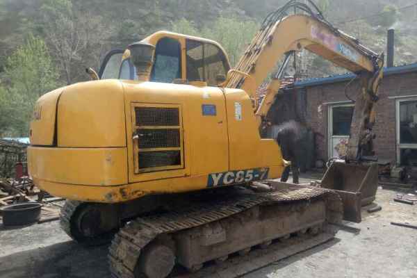 山西出售转让二手8000小时2007年玉柴YC85挖掘机