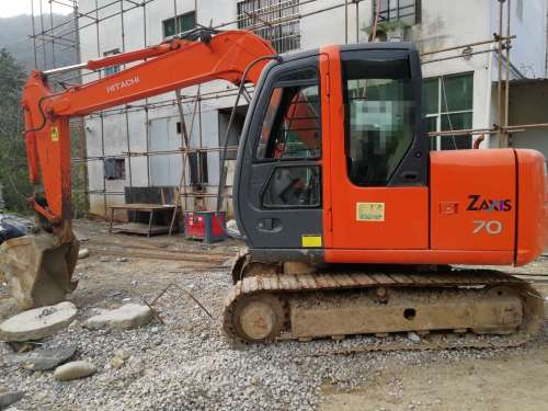 陕西出售转让二手9000小时2010年日立EX70挖掘机