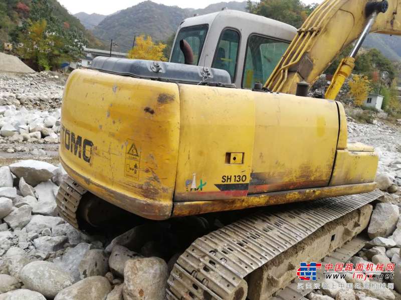 陕西出售转让二手10000小时2009年住友SH130挖掘机