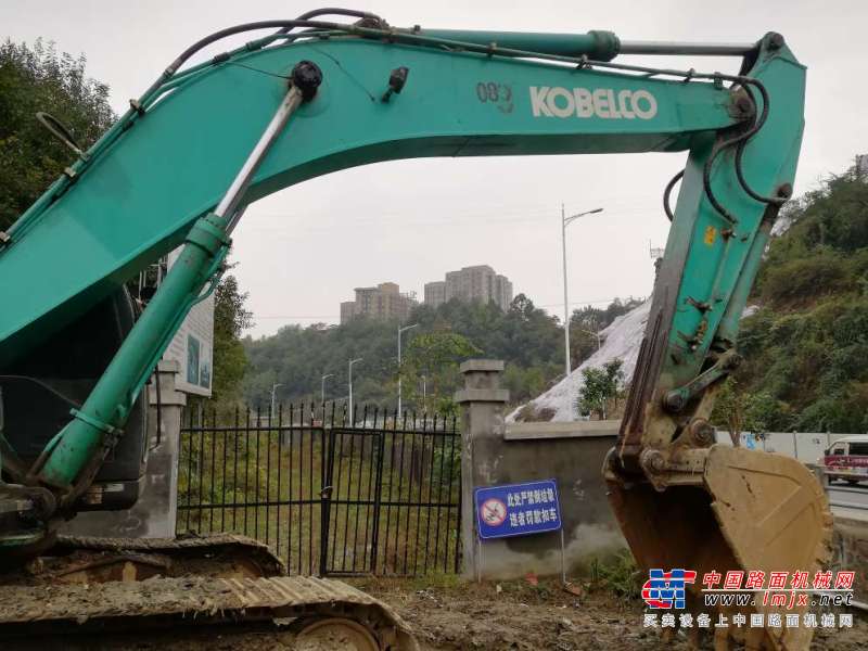 陕西出售转让二手10000小时2009年神钢SK350LC挖掘机