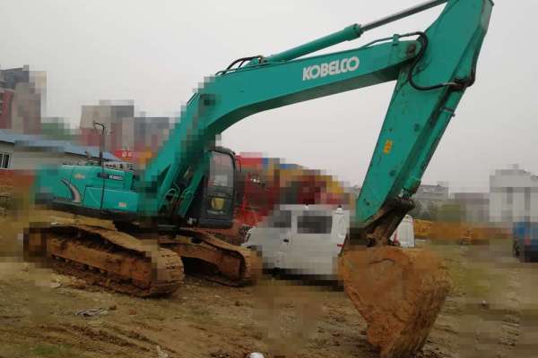 陕西出售转让二手3000小时2013年神钢SK260LC挖掘机