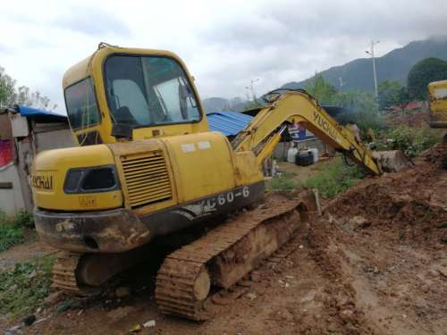 贵州出售转让二手12300小时2009年玉柴YC60挖掘机
