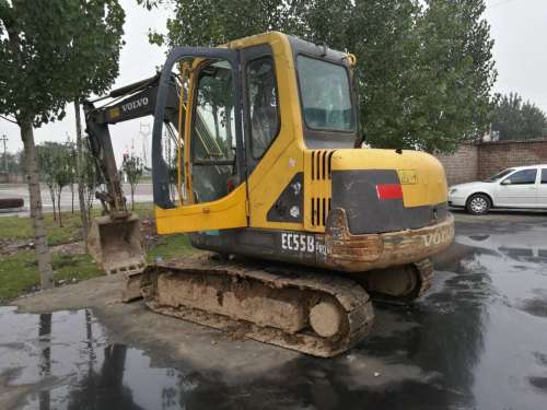 山西出售转让二手9000小时2009年沃尔沃EC55B挖掘机