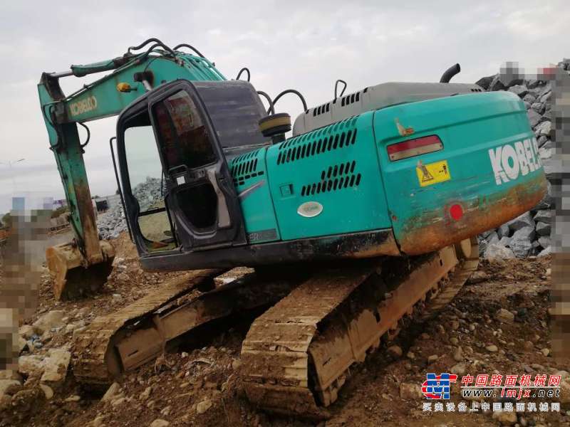 陕西出售转让二手8000小时2009年神钢SK210LC挖掘机