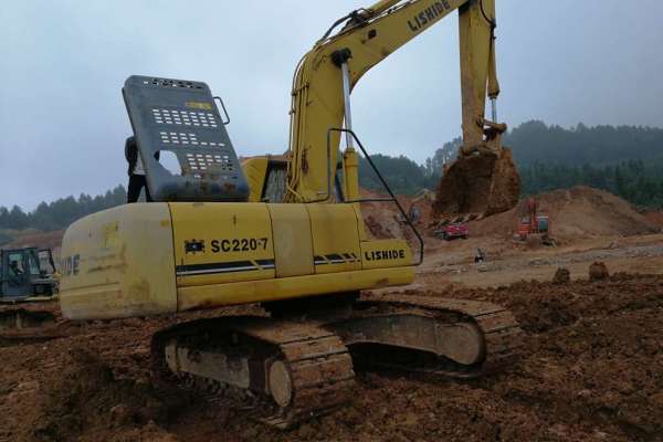 贵州出售转让二手11089小时2009年力士德SC220挖掘机