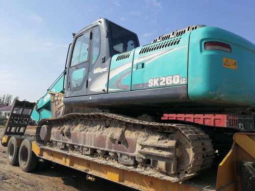 内蒙古出售转让二手12000小时2009年神钢SK260LC挖掘机
