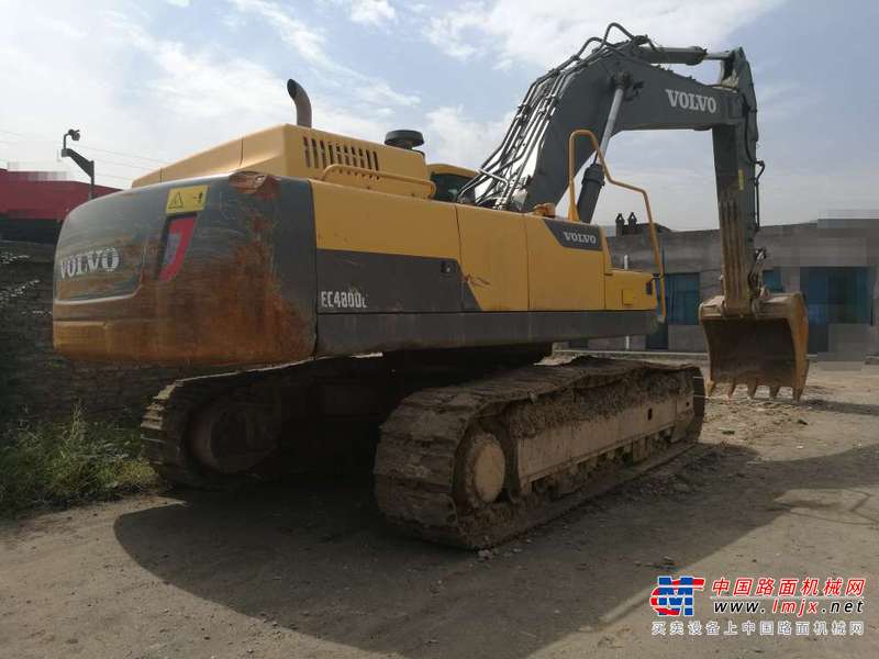 山西出售转让二手5800小时2013年沃尔沃EC480DL挖掘机