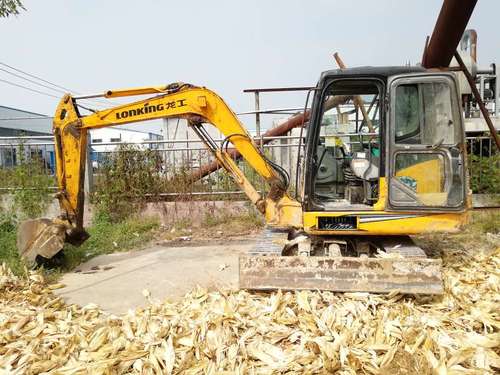 山东出售转让二手8900小时2012年龙工LG6060D挖掘机