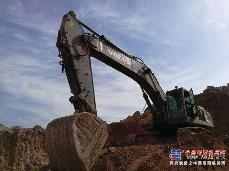 山西出售转让二手9500小时2010年沃尔沃EC460BLC挖掘机