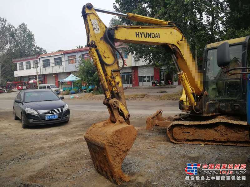 山东出售转让二手8532小时2008年现代R60挖掘机