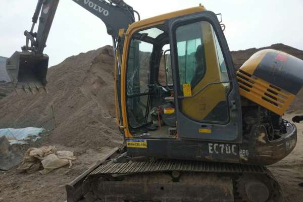 甘肃出售转让二手7100小时2012年沃尔沃EC55BPRO挖掘机
