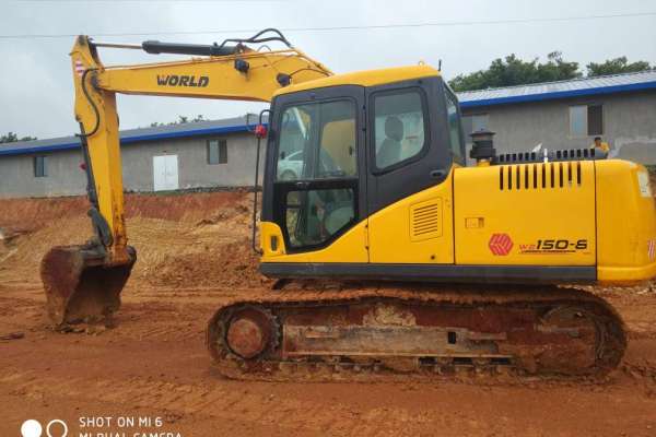 云南出售转让二手542小时2016年沃得重工w2150B挖掘机