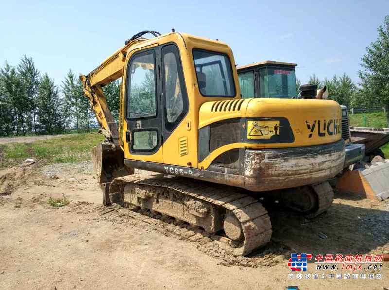 黑龙江出售转让二手10253小时2010年玉柴YC85挖掘机