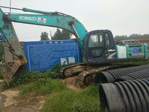 河南出售转让二手8694小时2009年神钢SK260LC挖掘机