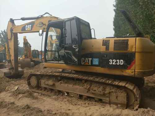 河南出售转让二手3256小时2011年卡特彼勒323DL挖掘机