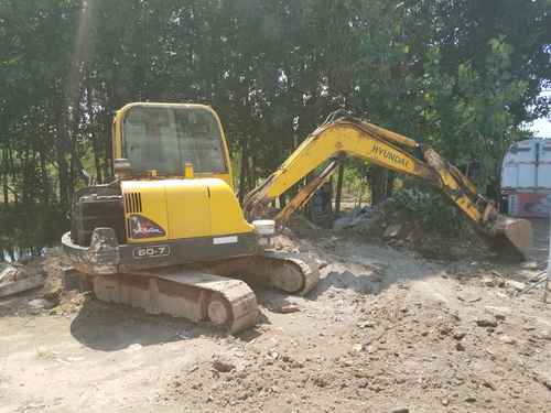 河北出售转让二手9910小时2008年现代R60挖掘机