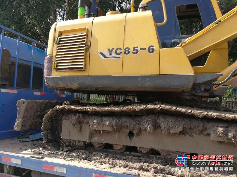 吉林出售转让二手8000小时2009年玉柴YC85挖掘机
