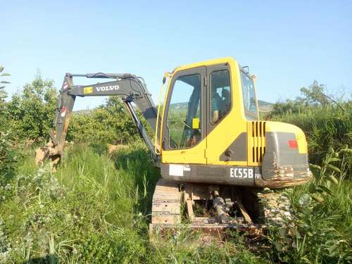 山西出售转让二手5800小时2011年沃尔沃EC55BPRO挖掘机