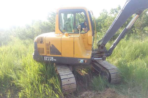 山西出售转让二手5800小时2011年沃尔沃EC55BPRO挖掘机