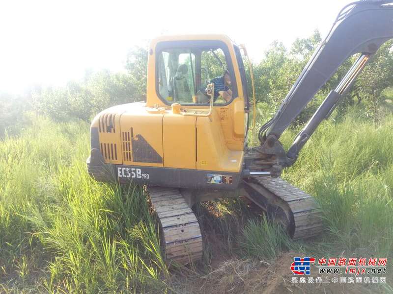山西出售转让二手5800小时2011年沃尔沃EC55BPRO挖掘机