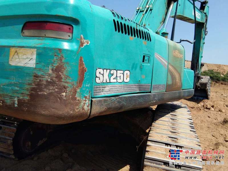 河北出售转让二手6800小时2012年神钢SK250挖掘机