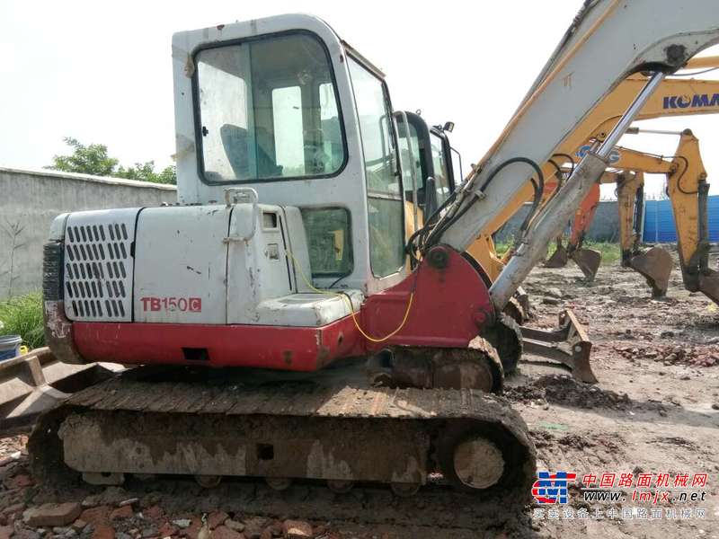 山东出售转让二手5000小时2011年竹内TB150挖掘机