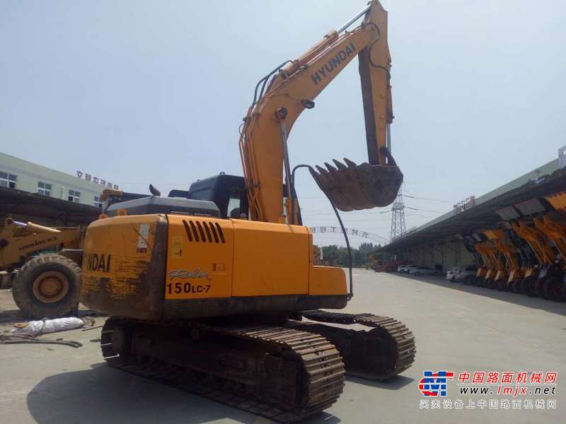 陕西出售转让二手4500小时2012年现代R150LC挖掘机