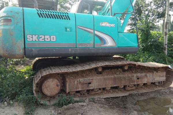 河北出售转让二手6800小时2012年神钢SK250挖掘机