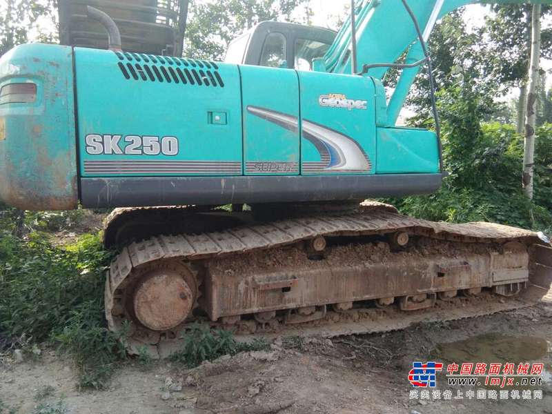 河北出售转让二手6800小时2012年神钢SK250挖掘机