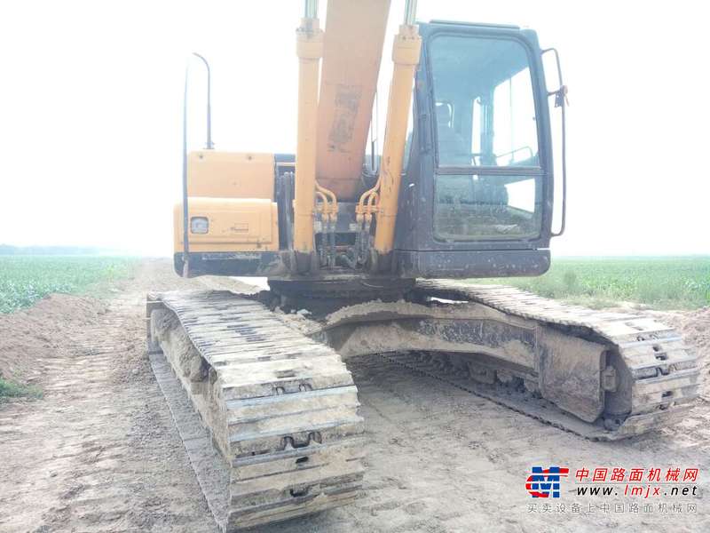 山西出售转让二手6000小时2009年现代R225挖掘机