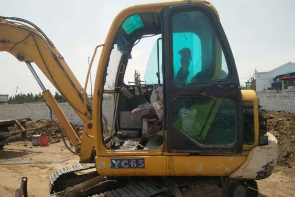 宁夏出售转让二手9000小时2009年玉柴YC60挖掘机