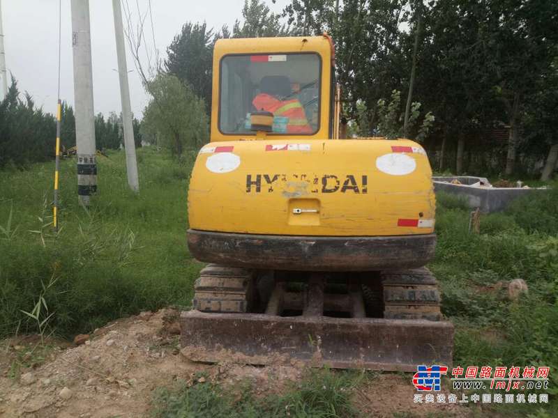 山东出售转让二手12000小时2008年现代R55挖掘机