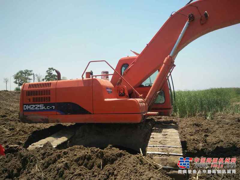 宁夏出售转让二手21000小时2008年大宇DH220LC挖掘机