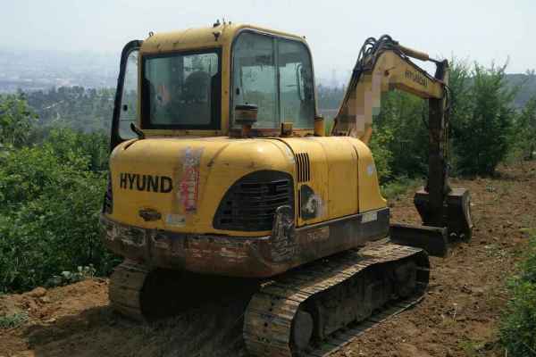 山西出售转让二手5500小时2008年现代R60挖掘机