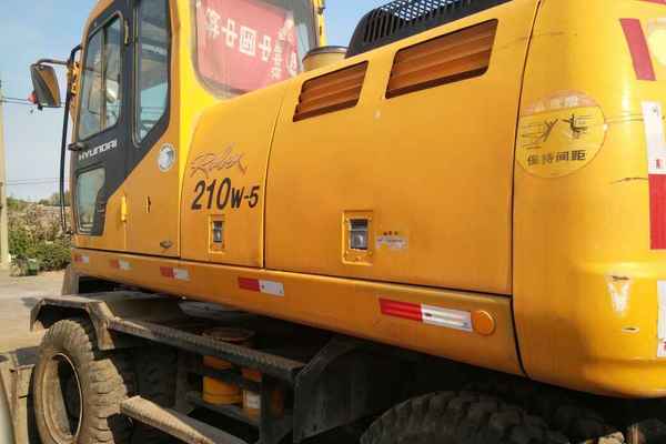 辽宁出售转让二手8000小时2006年现代轮挖R210W挖掘机