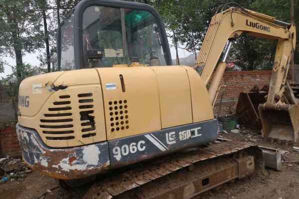 辽宁出售转让二手6000小时2010年柳工CLG906C挖掘机