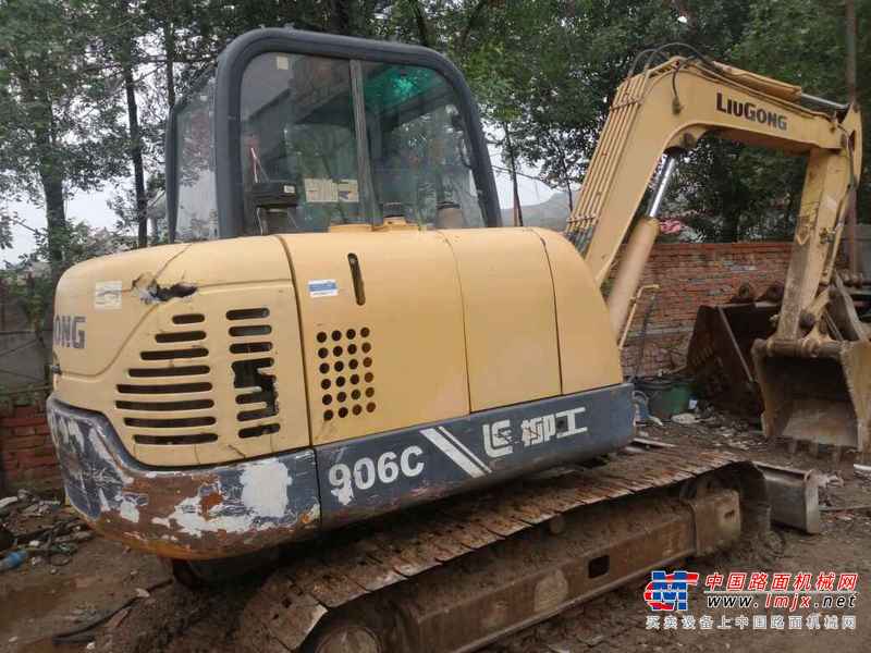 辽宁出售转让二手6000小时2010年柳工CLG906C挖掘机