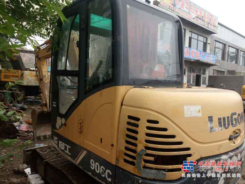 辽宁出售转让二手6000小时2010年柳工CLG906C挖掘机