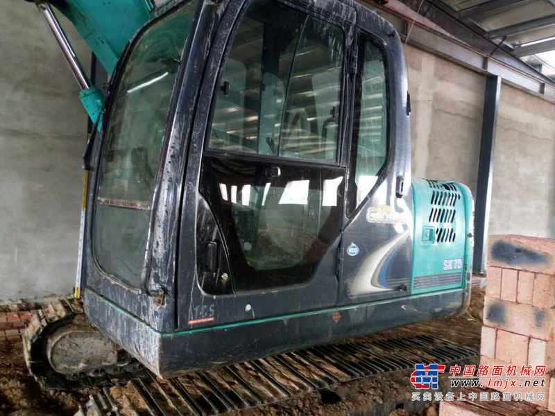 河北出售转让二手8000小时2011年神钢SK75挖掘机