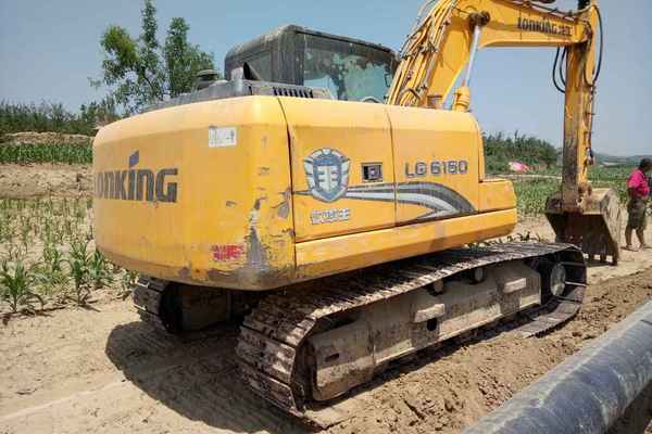 山西出售转让二手7000小时2011年龙工LG6150挖掘机