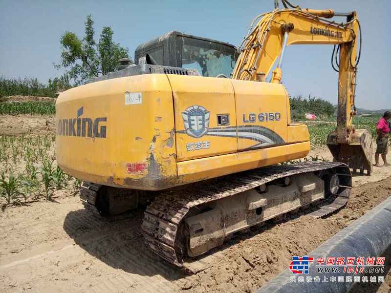 山西出售转让二手7000小时2011年龙工LG6150挖掘机